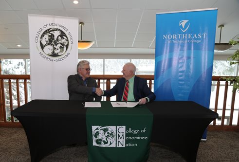 北wtc與梅諾米尼民族學院簽署發音協議